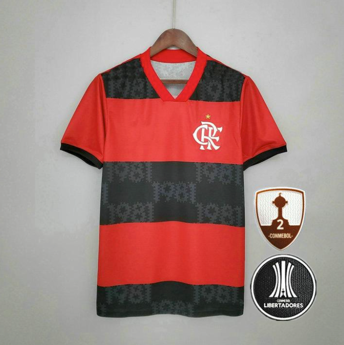 Camisa Adidas Flamengo I 2021 Libertadores / Brasileirao