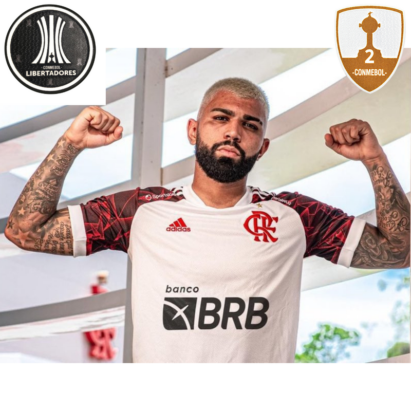 Camisa Adidas Flamengo I 2021 Libertadores / Brasileirao